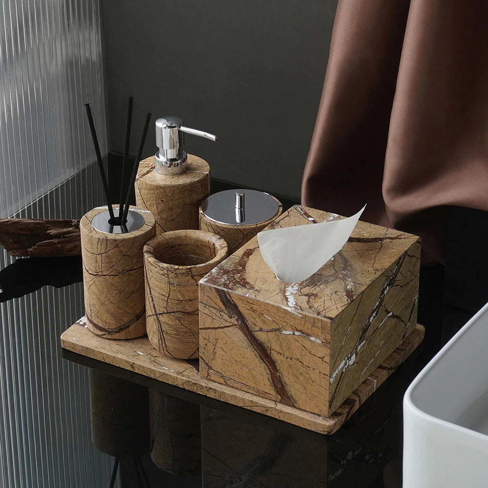 Rainforest Marble Bathroom Accessory