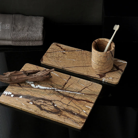 Rainforest Marble Bathroom Accessory