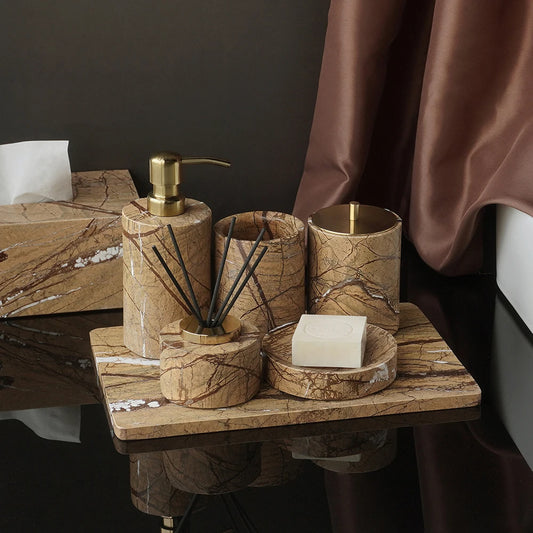 Rainforest Marble Bathroom Accessory