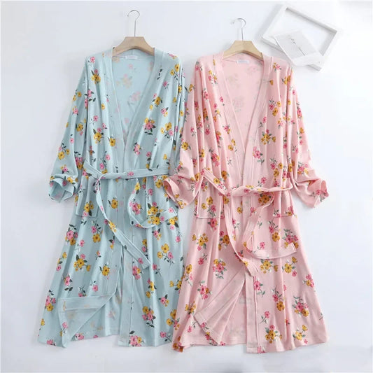 Blossom Waffle Robe